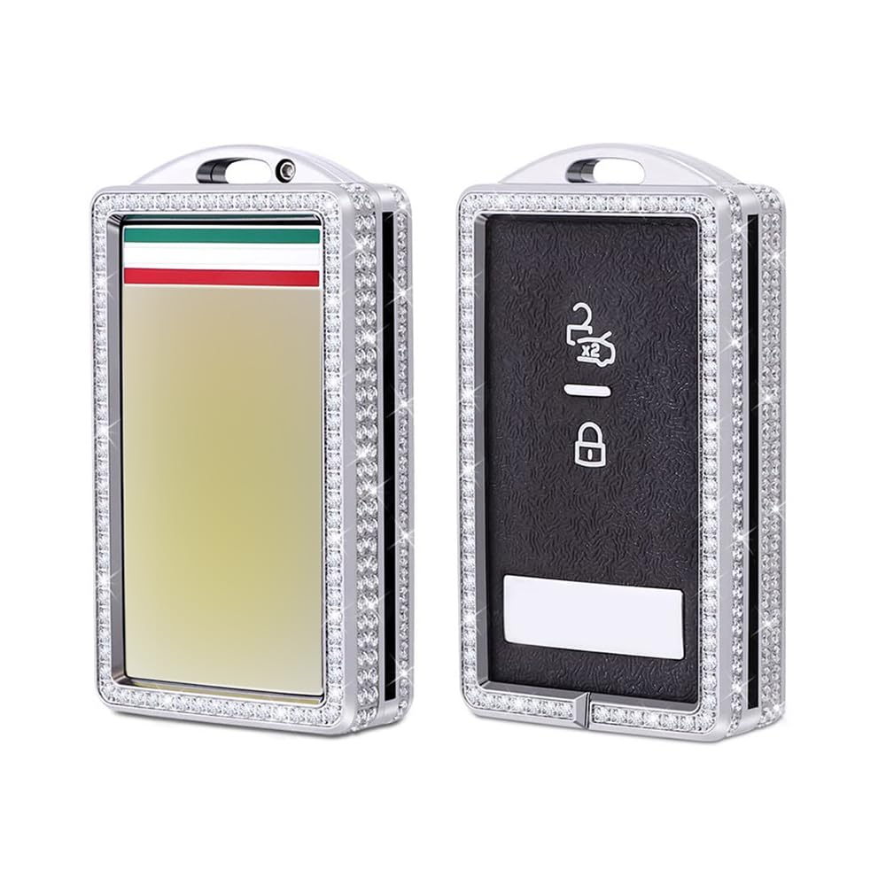 Amazon.com: JanneChou Aluminum Alloy Crystal Key Fob Case